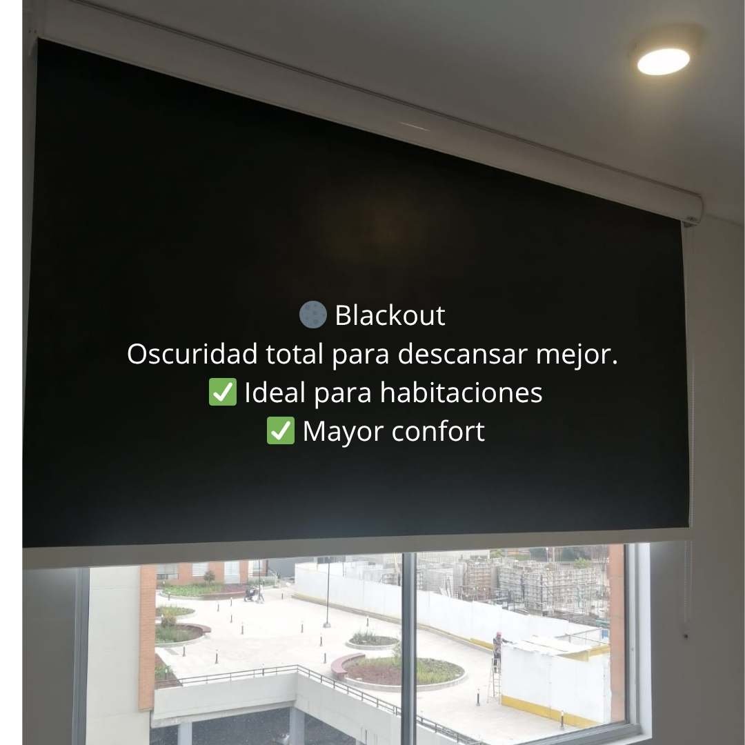🌑 Blackout Oscuridad total para descansar mejor. ✅ Ideal para habitaciones ✅ Mayor confort